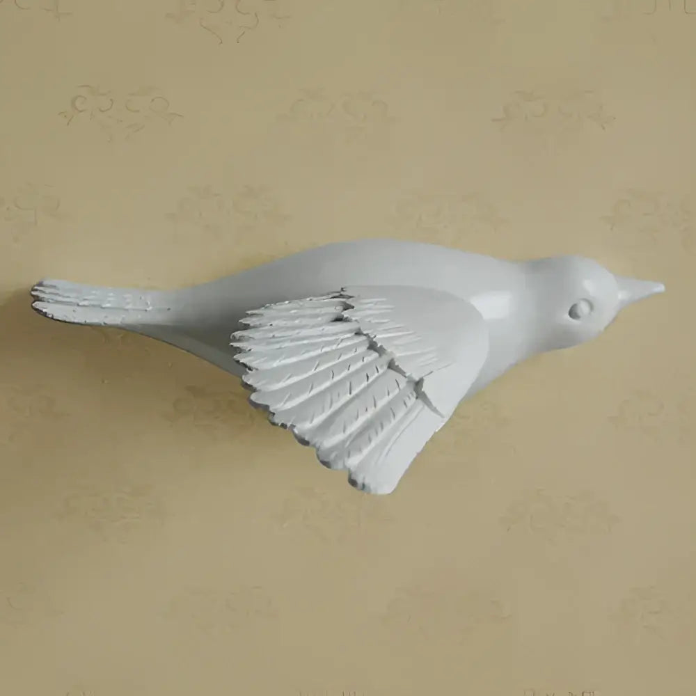 Gold Silver Bird Wall Art