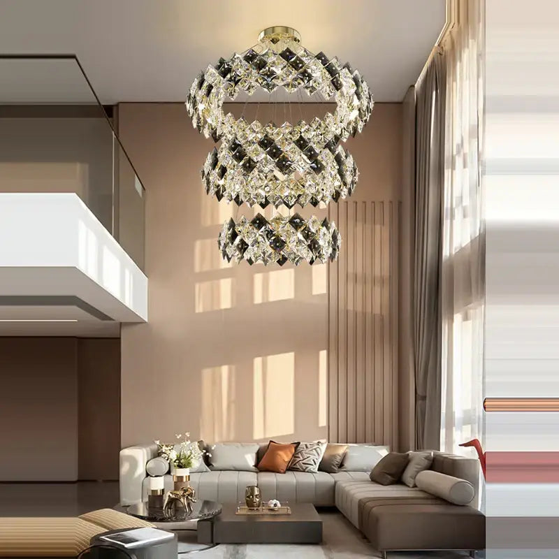 Crystal Round LED Chandelier