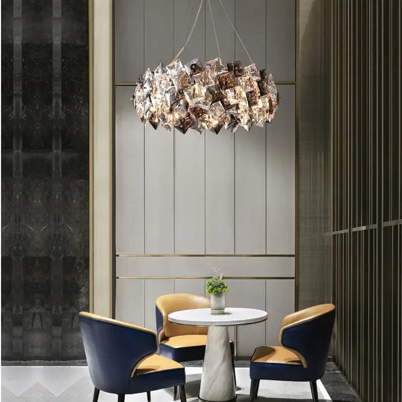 Crystal Round LED Chandelier