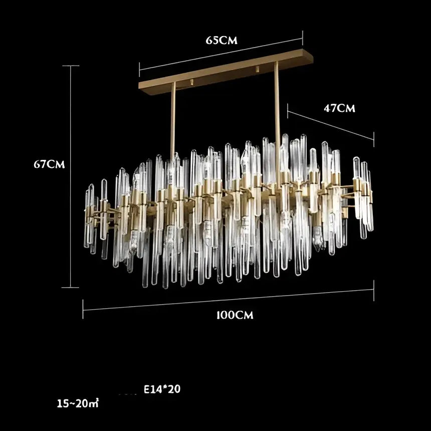 E14 Crystal Pendant Lights
