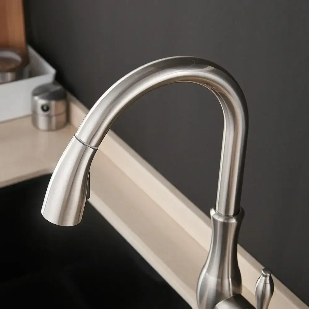 Gold Pull Out Kitchen Faucet