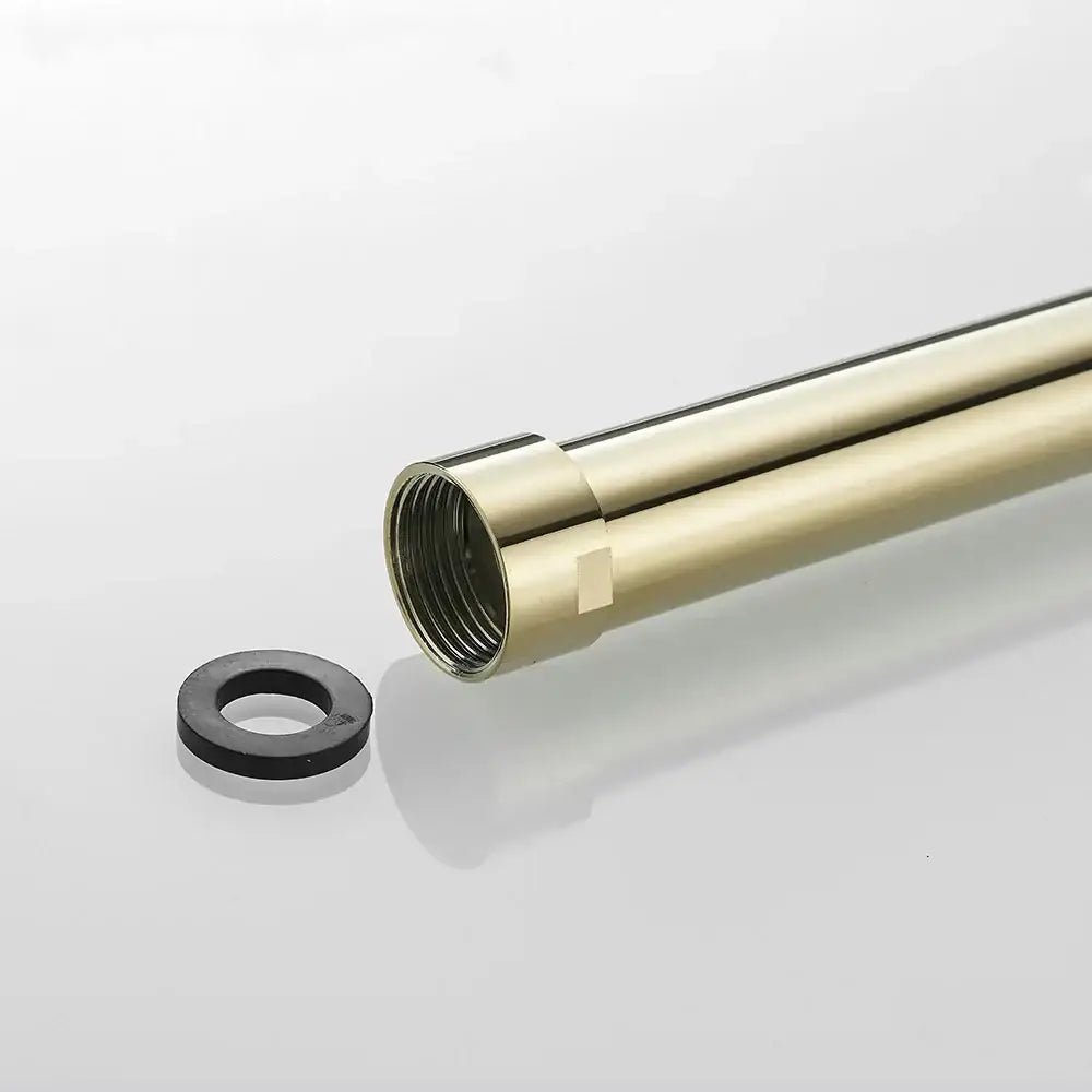 Gold Brass Shower Arm