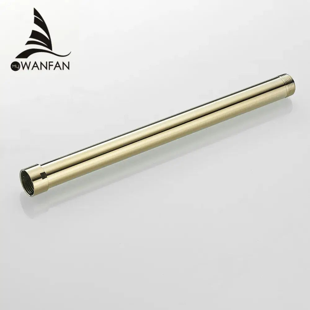 Gold Brass Shower Arm