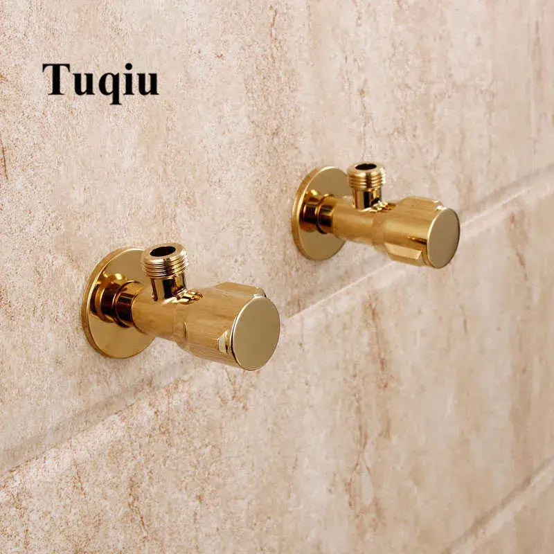 Gold Brass Triangle Valve