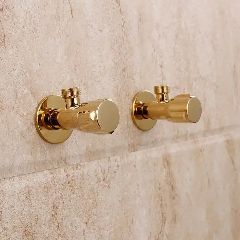Gold Brass Triangle Valve