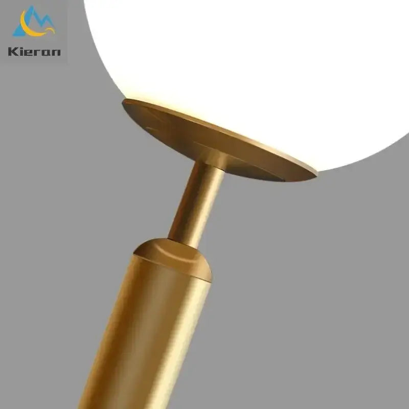 Gold Frosted Glass Bedroom Sconce