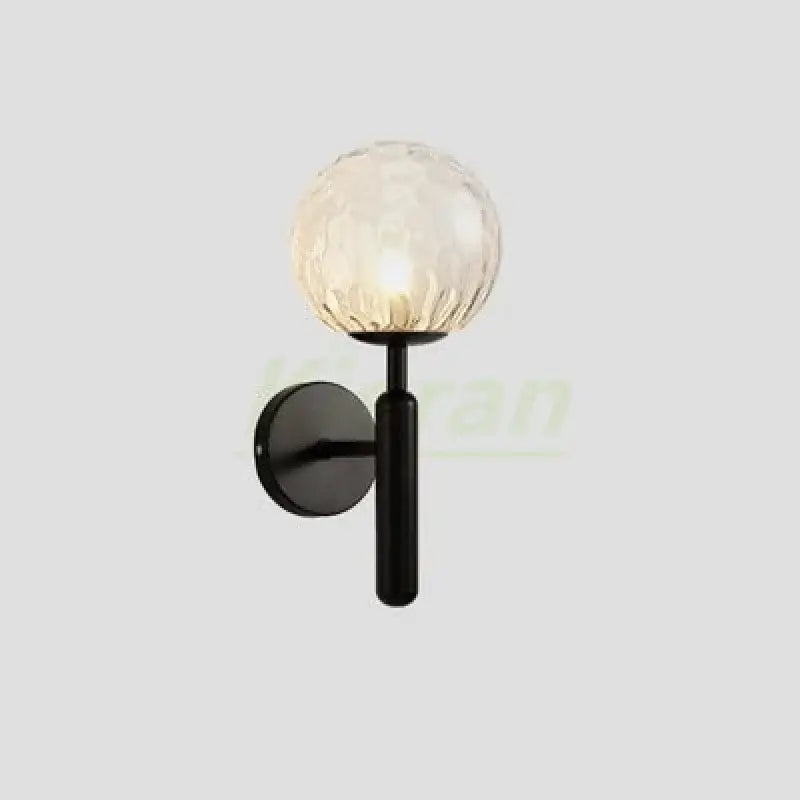Gold Frosted Glass Bedroom Sconce