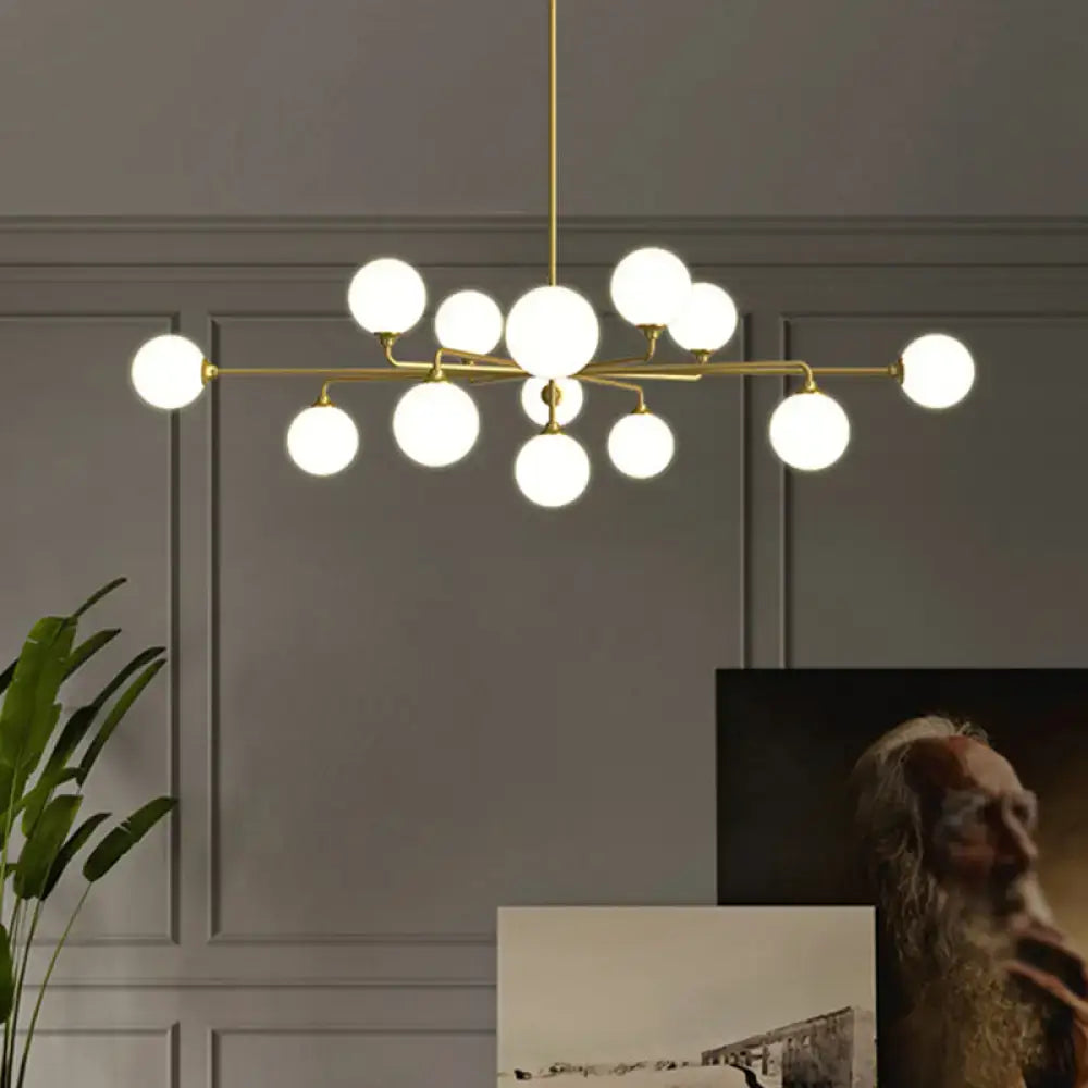 Gold Sputnik Chandelier