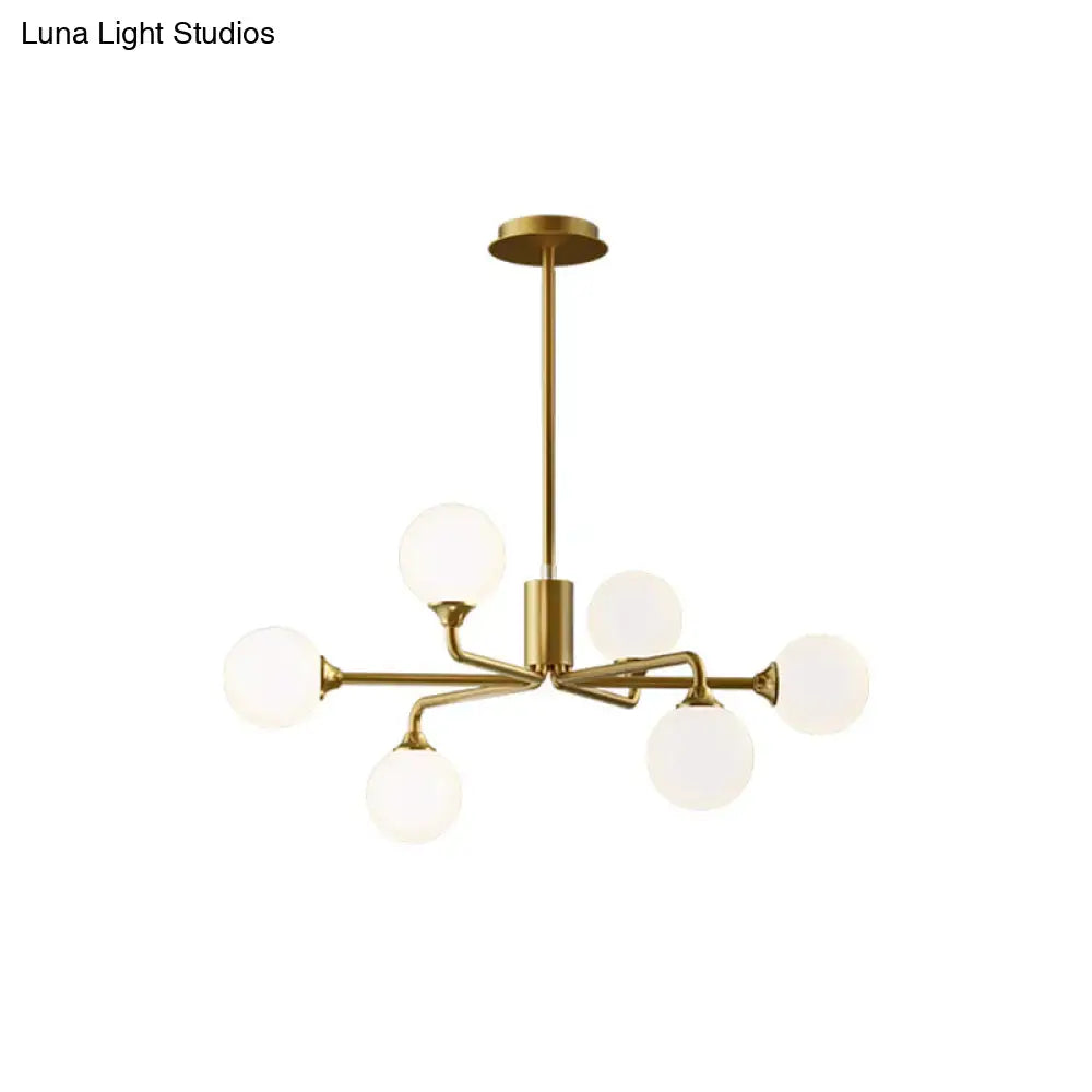 Gold Sputnik Chandelier