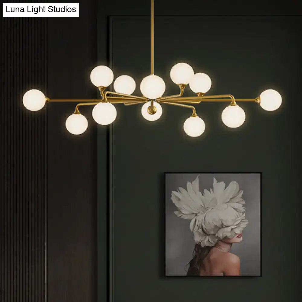 Gold Sputnik Chandelier