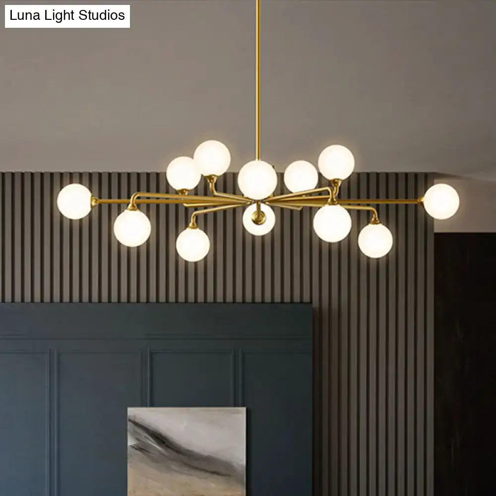 Gold Sputnik Chandelier