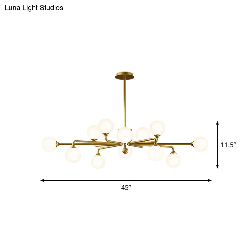 Gold Sputnik Chandelier