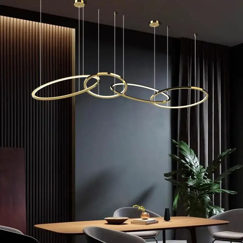 Gold Pendant Kitchen Lamp