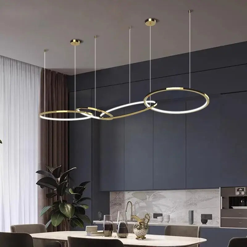 Gold Pendant Kitchen Lamp