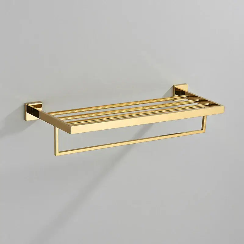 Gold Wall Towel Rack