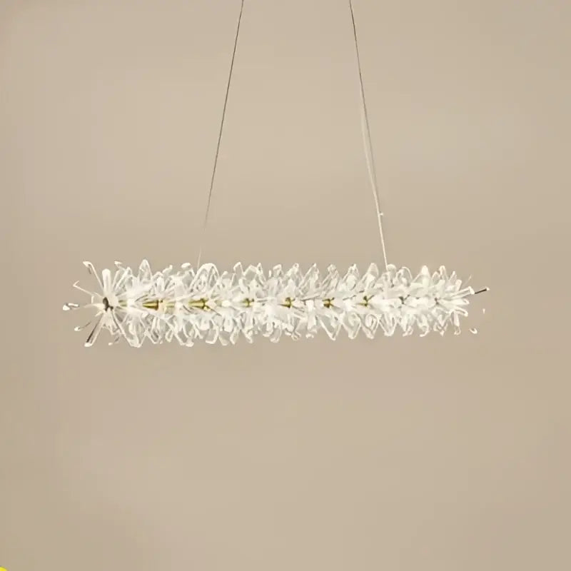 Gold Tier Crystal Chandelier