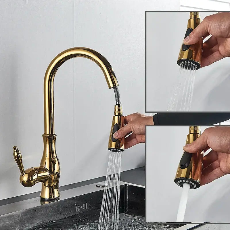 Gold Touch Kitchen Faucet