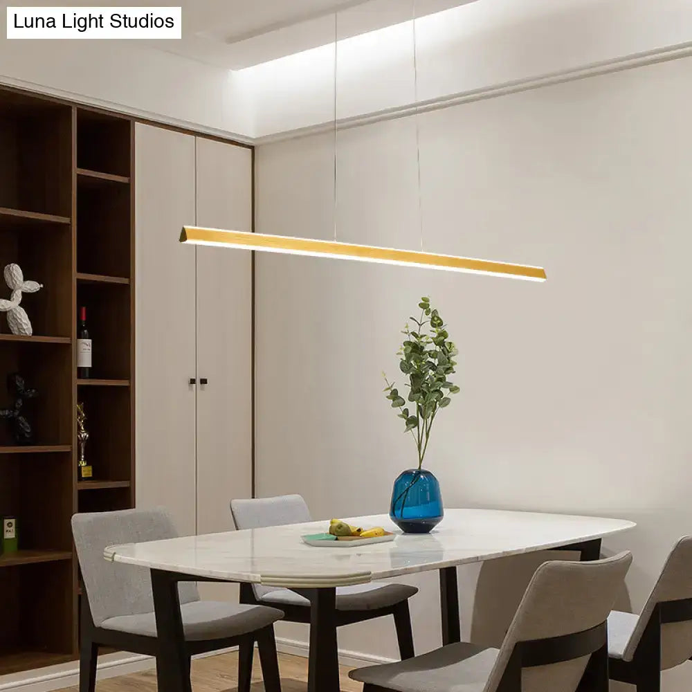 Gold Prism Pendant Lamp