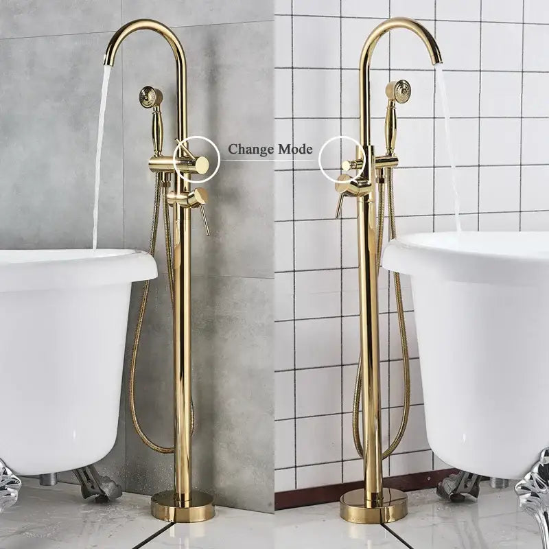 Gold Tub Sink Faucet