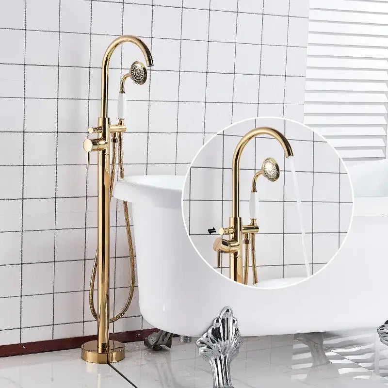Gold Tub Sink Faucet