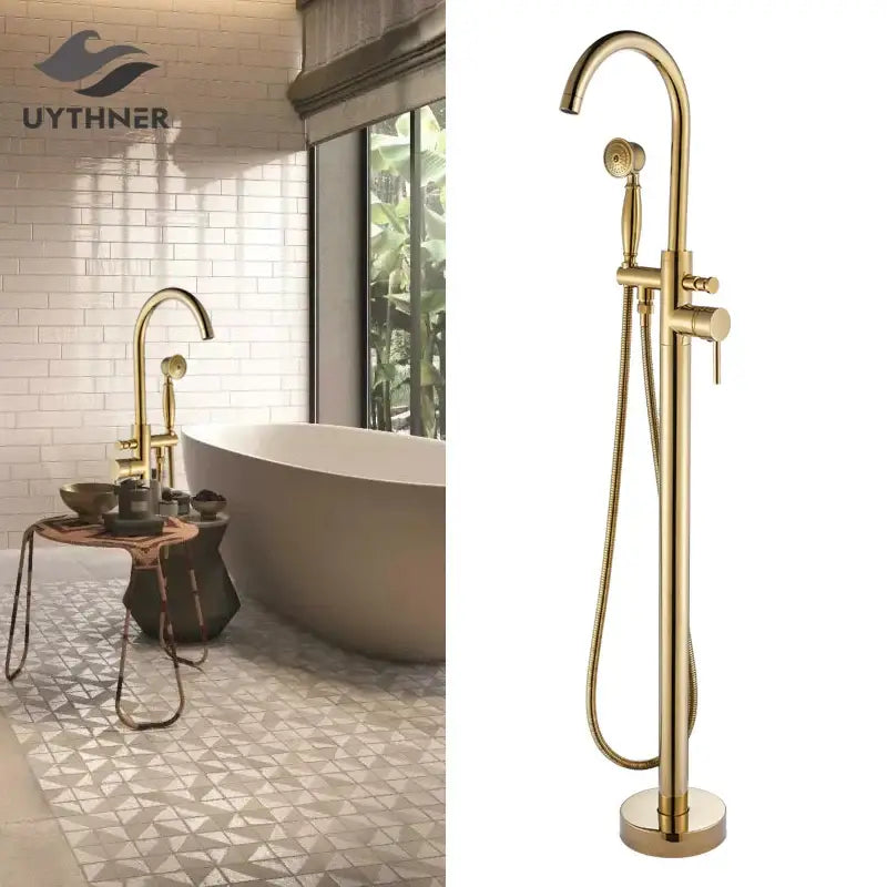 Gold Tub Sink Faucet