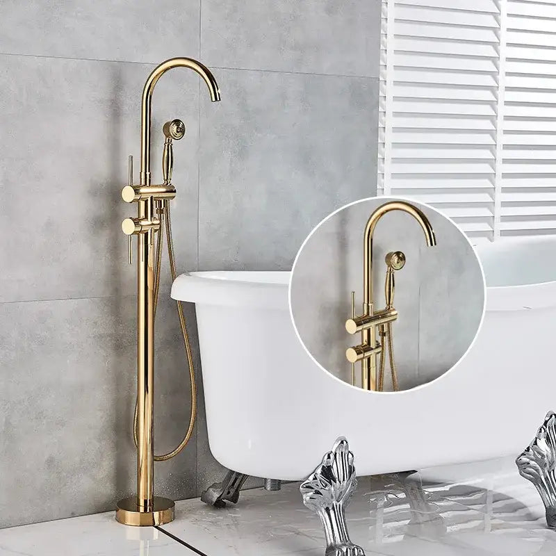 Gold Tub Sink Faucet