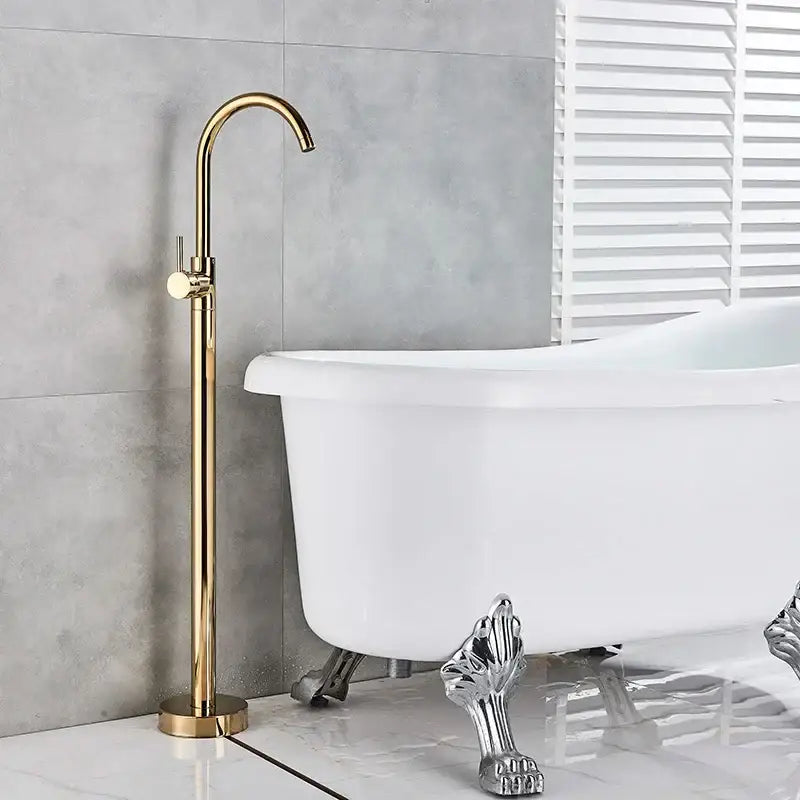 Gold Tub Sink Faucet