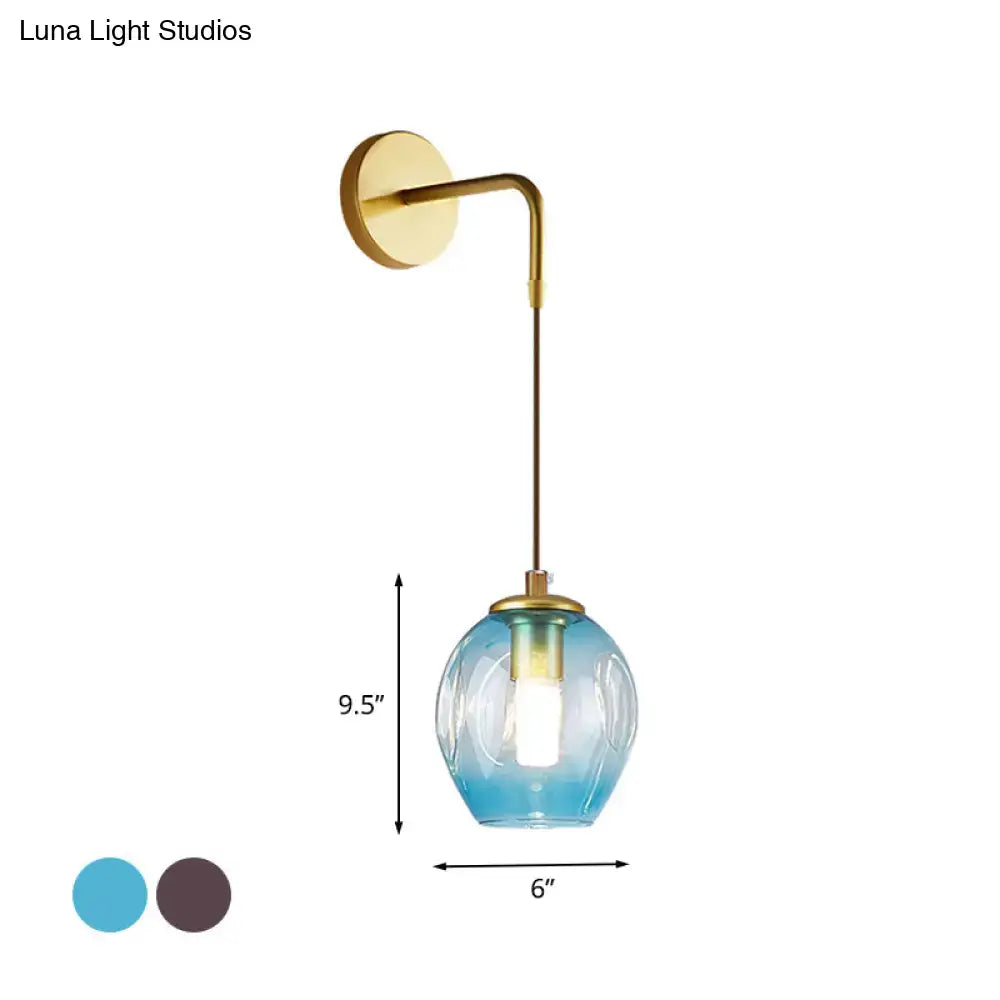 Gold Tulip Wall Lamp