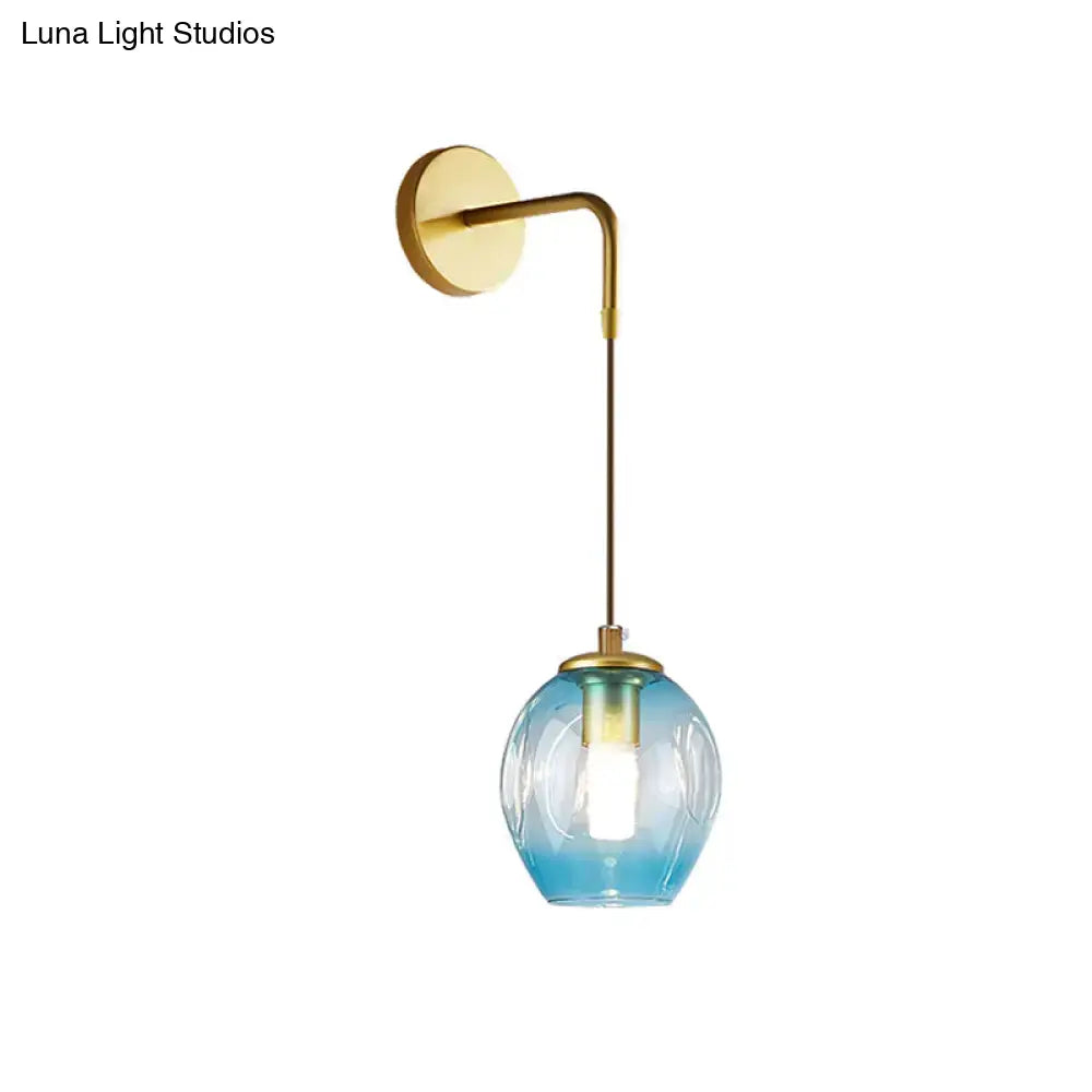 Gold Tulip Wall Lamp
