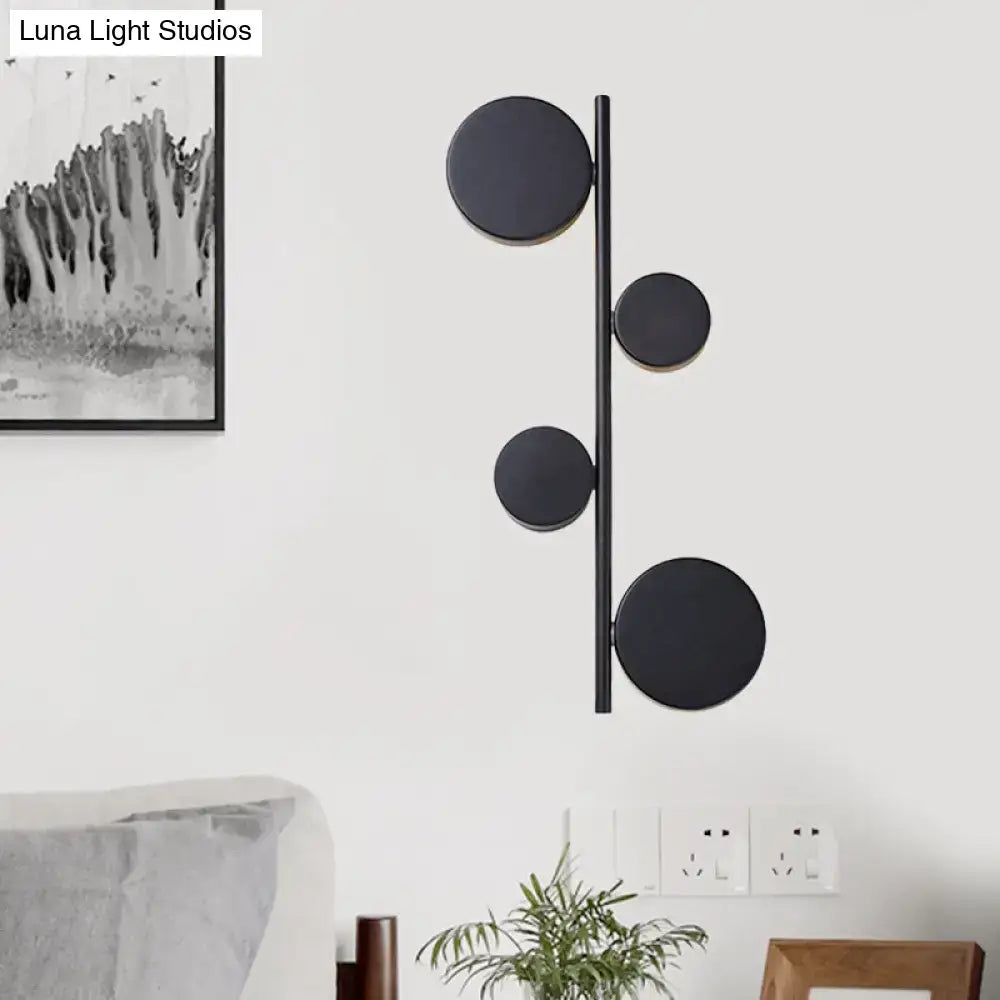 Gold Linear Metal Sconce Light