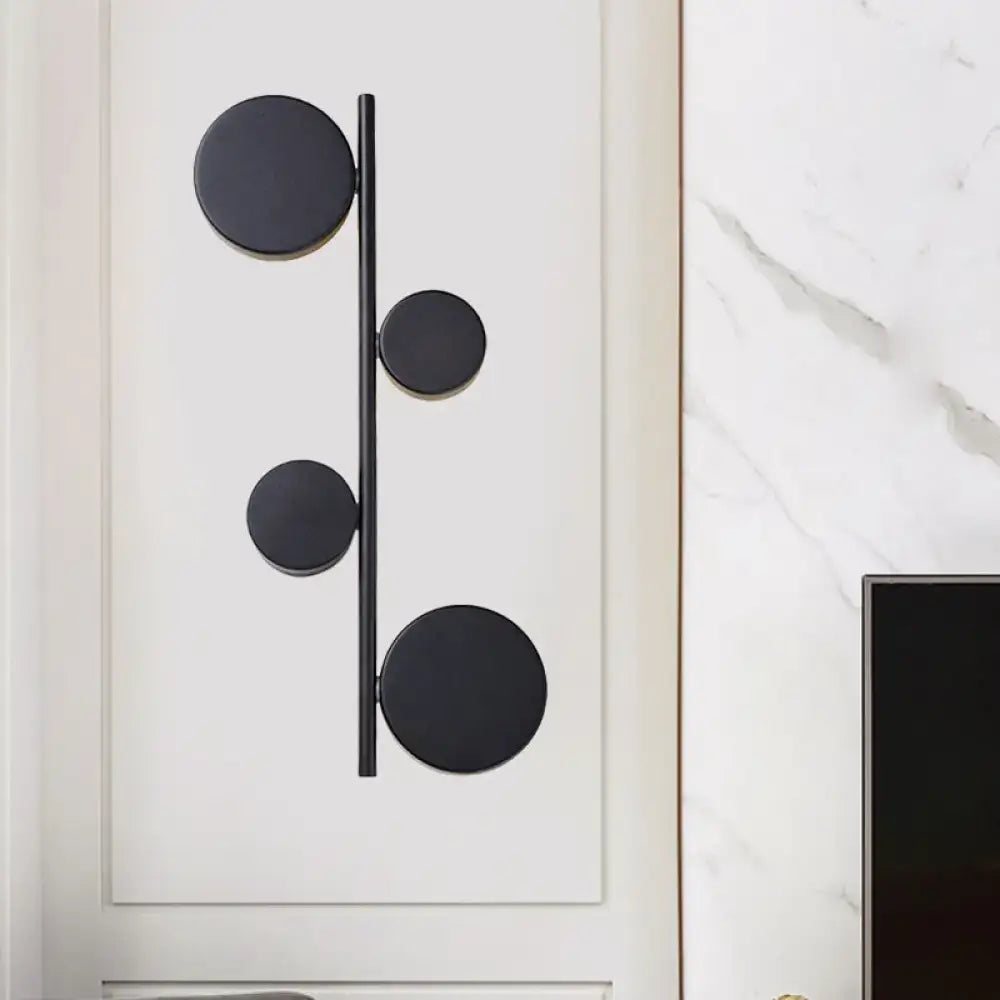 Gold Linear Metal Sconce Light