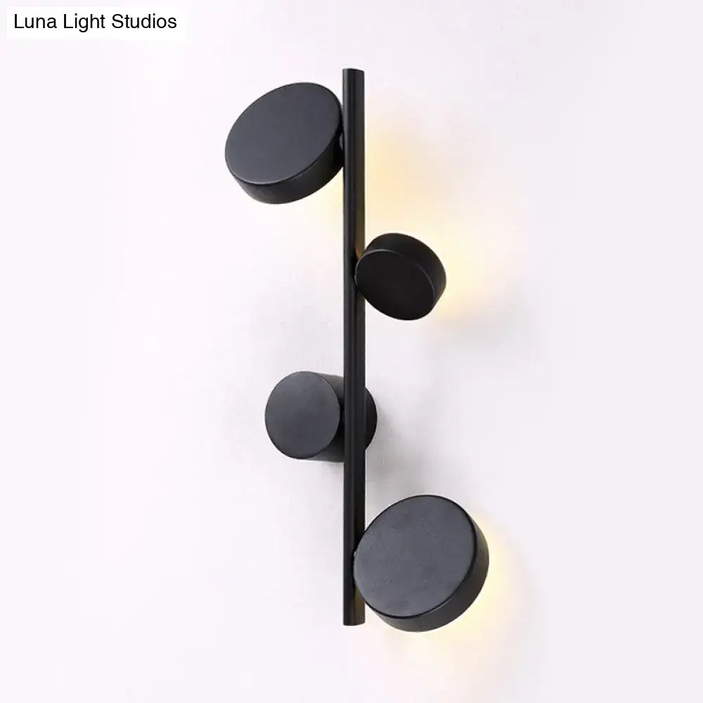 Gold Linear Metal Sconce Light