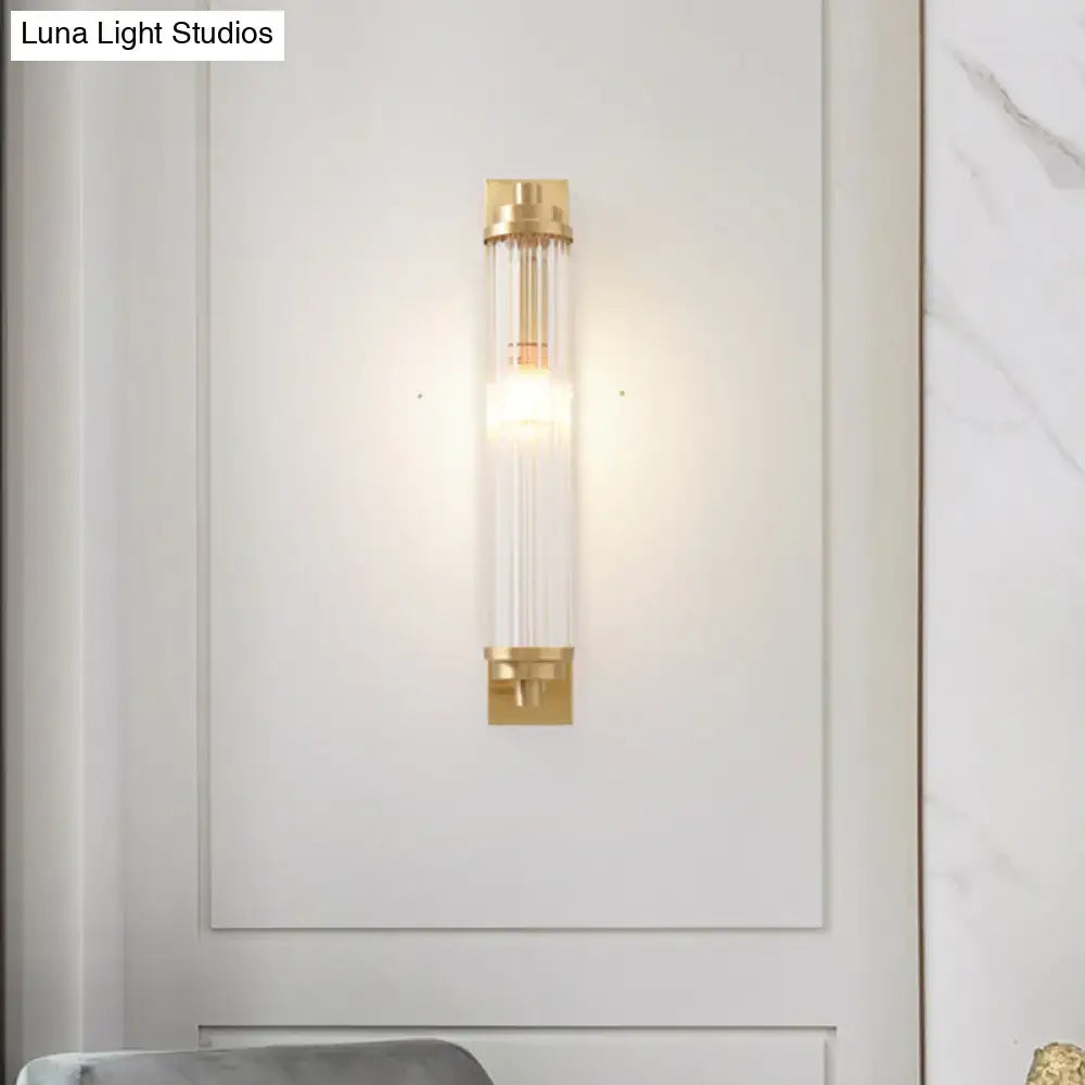 Gold Frosted Glass Fixture