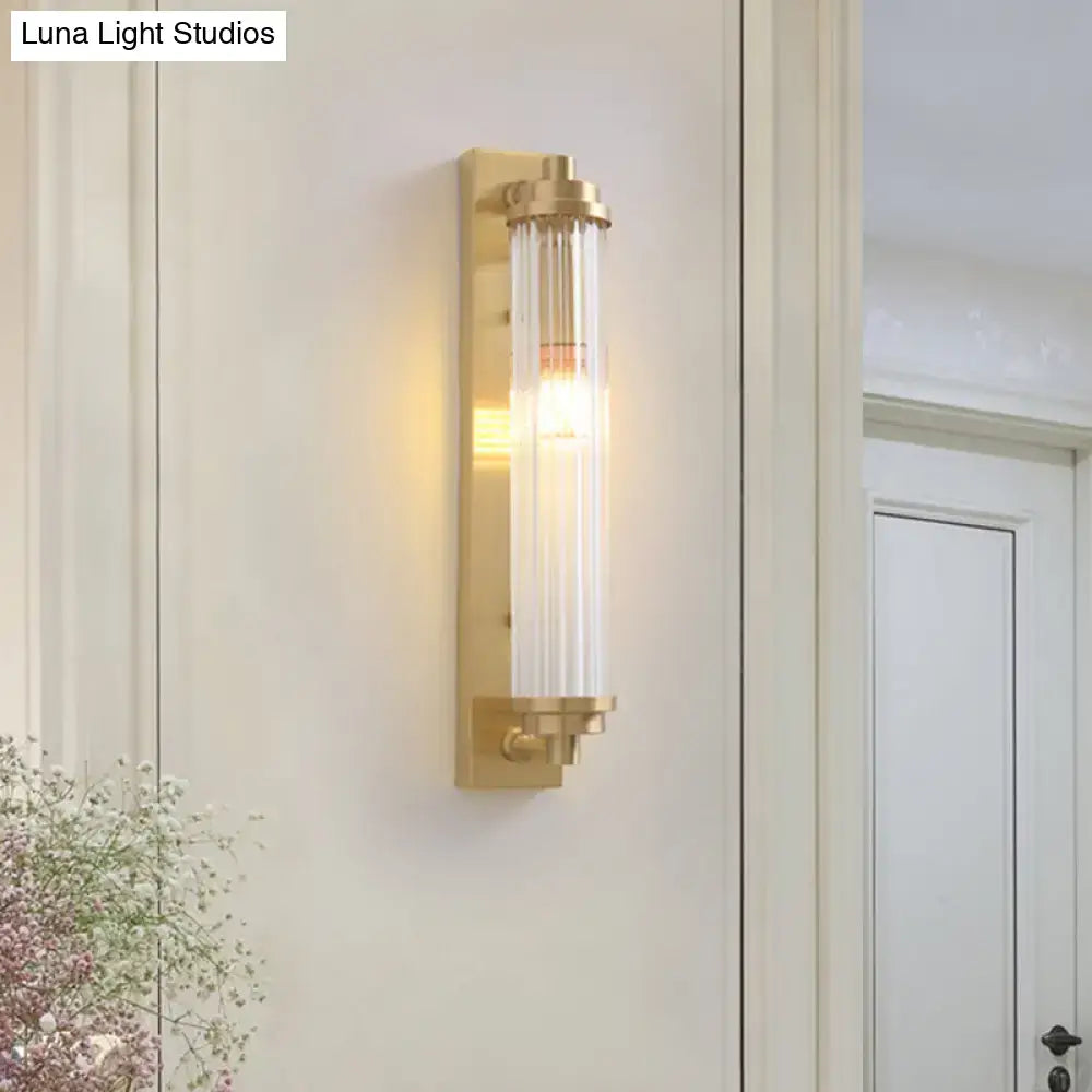 Gold Frosted Glass Fixture