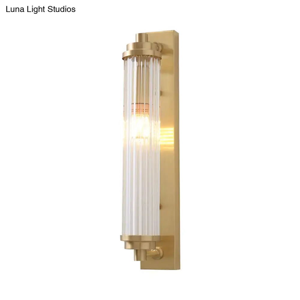 Gold Frosted Glass Fixture