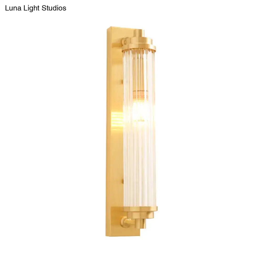 Gold Frosted Glass Fixture