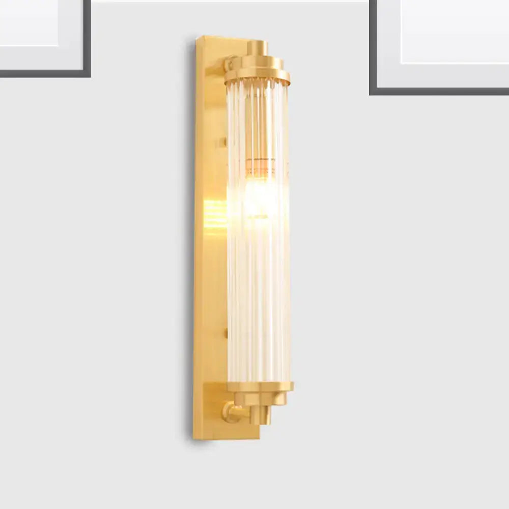 Gold Frosted Glass Fixture
