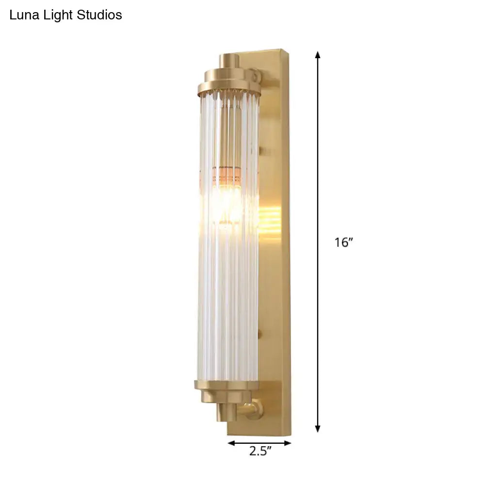 Gold Frosted Glass Fixture