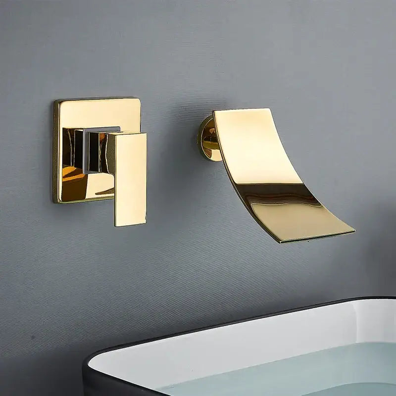 Gold Wall Mount Faucet