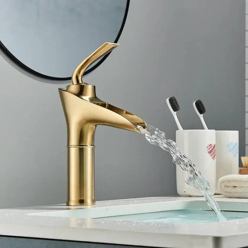 Gold Wine Glass Faucet