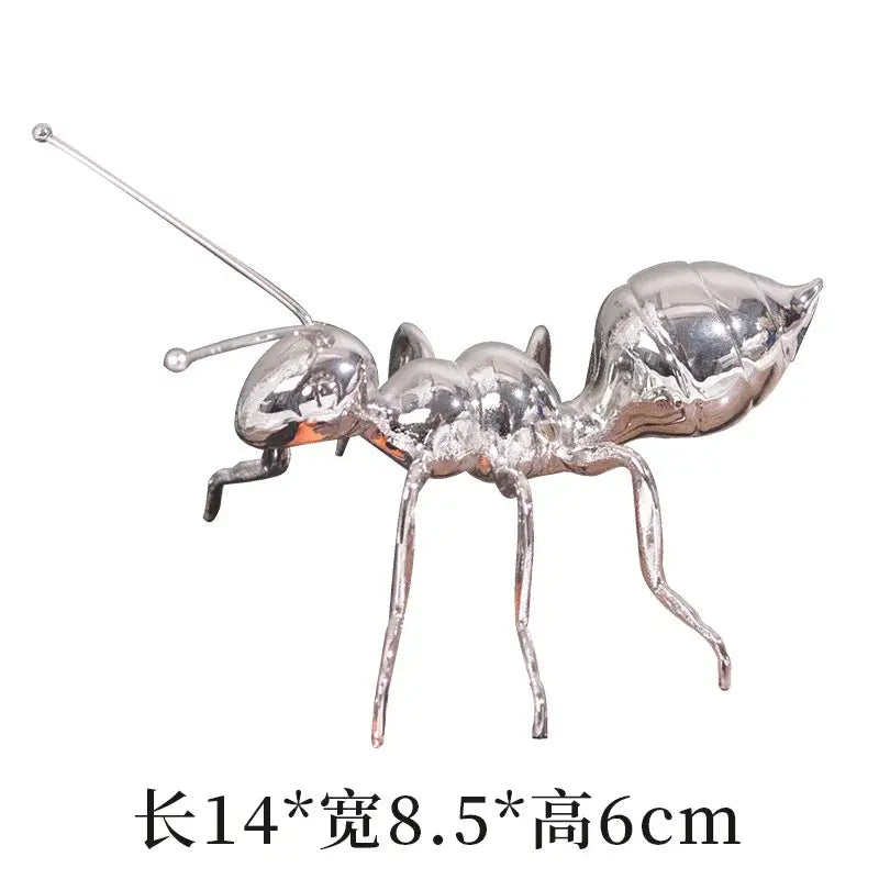 Gold Ant Metal Sculpture