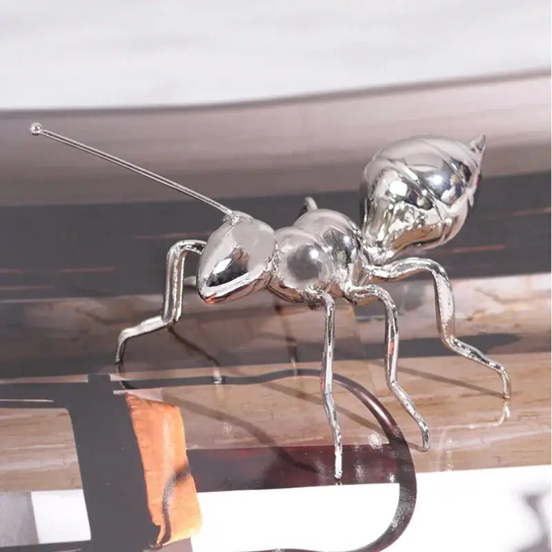 Gold Ant Metal Sculpture