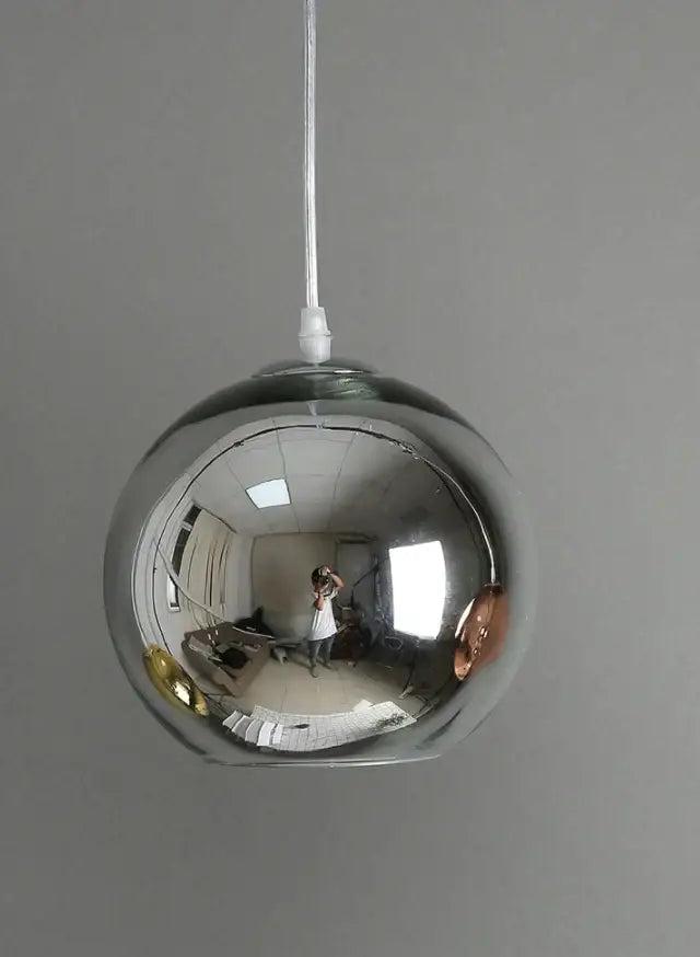 Gold Glass Pendant Trio