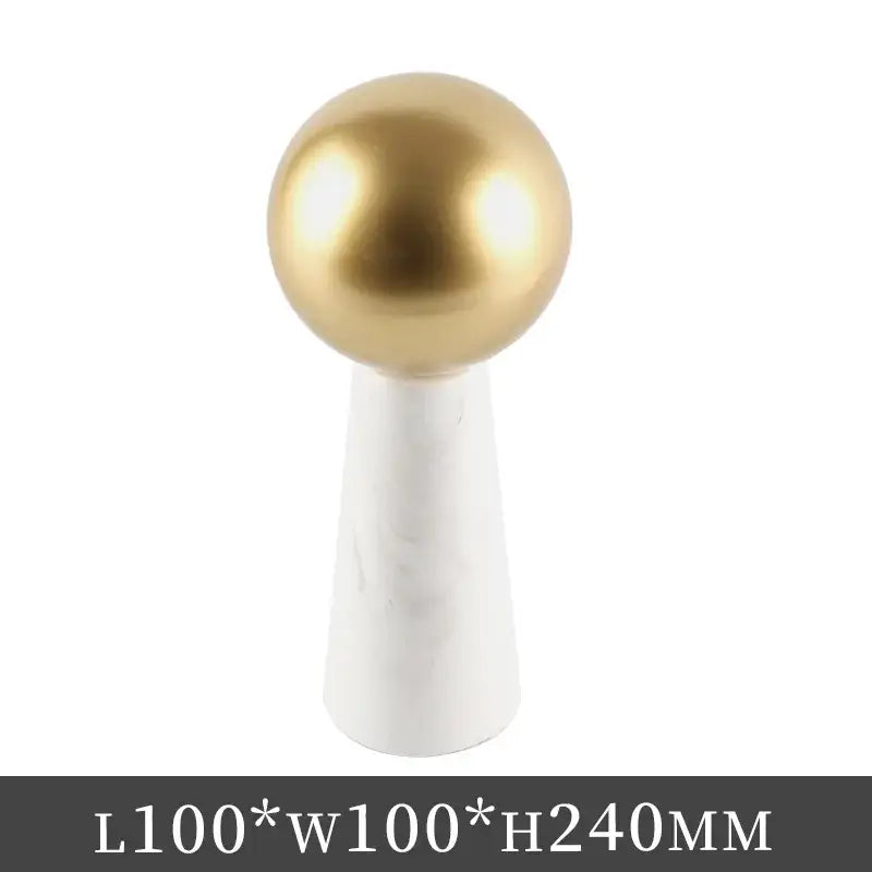 Marble Cone Ornament