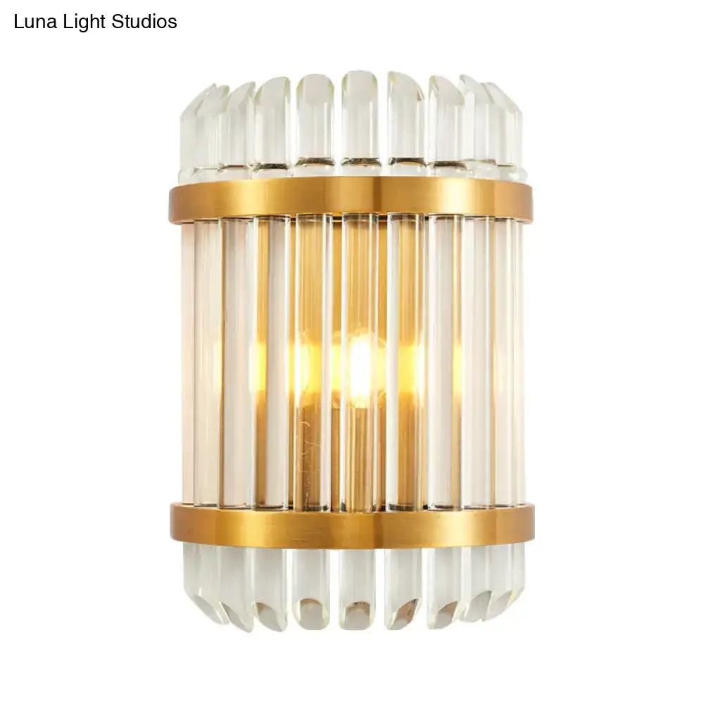 Gold Crystal Wall Sconce Two Size Options