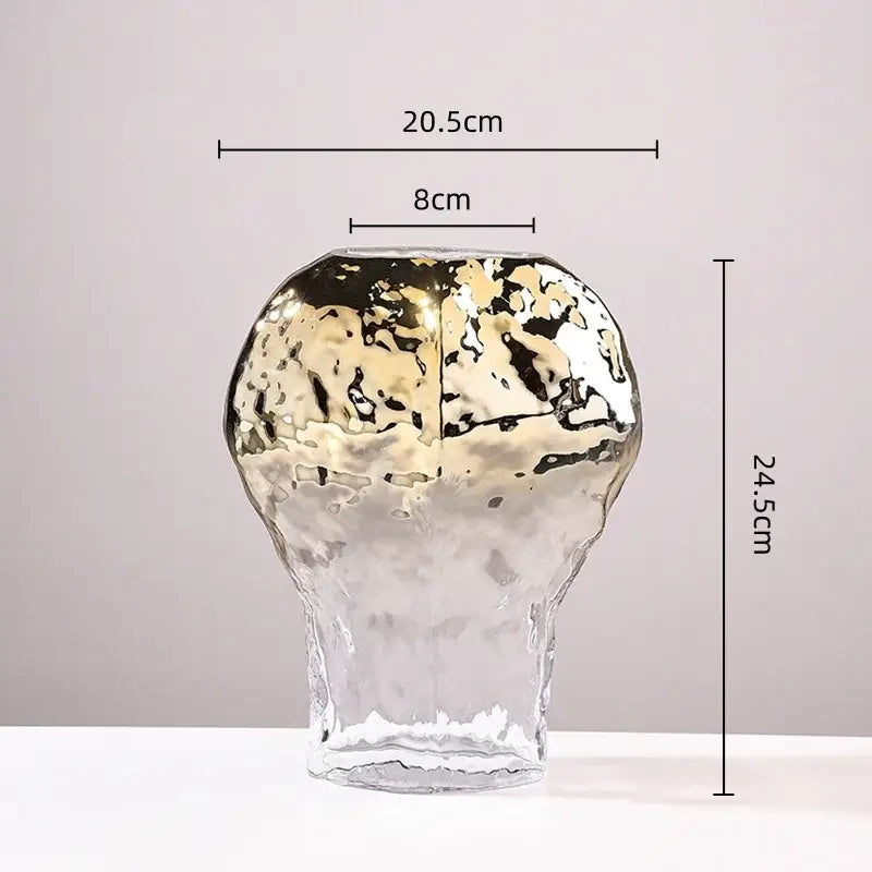Gold Glass Vase Set