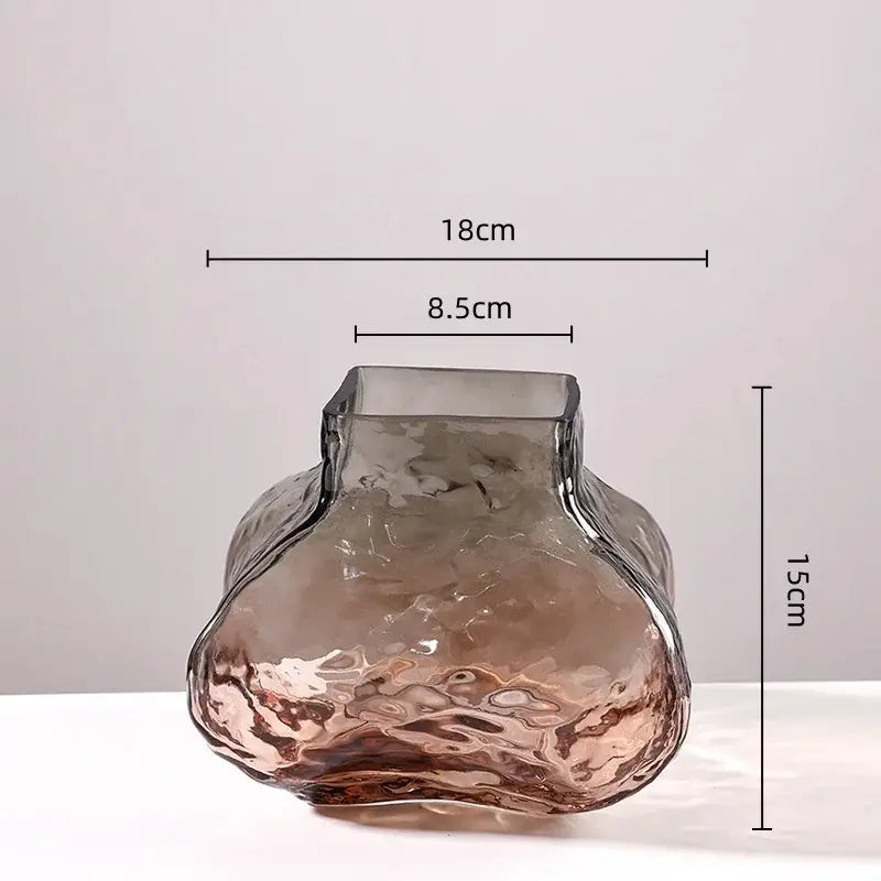 Gold Glass Vase Set