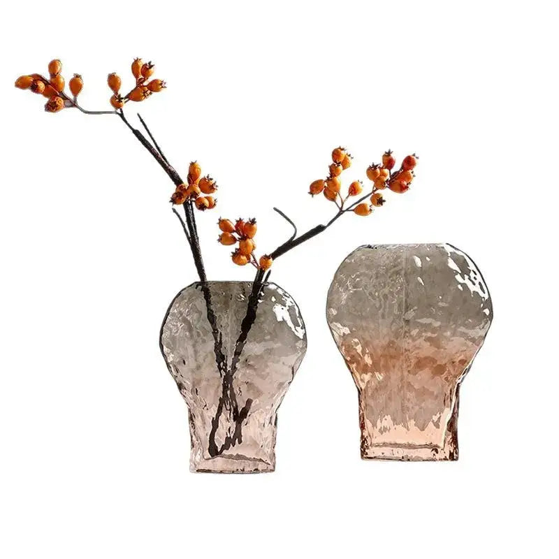 Gold Glass Vase Set