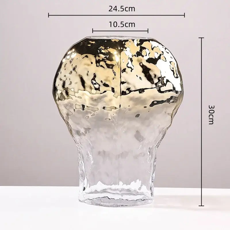 Gold Glass Vase Set