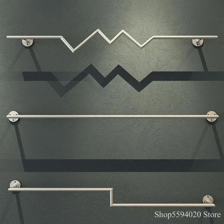 Gold Iron Ladder Shelf